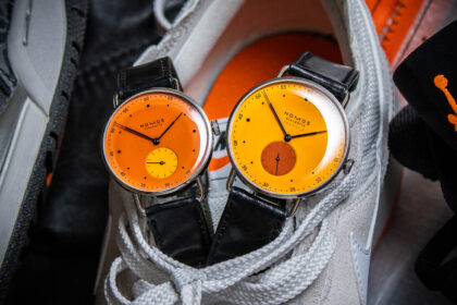 hands on ace jewelers x nomos metro neomatik orange watches 6888b0dc73e4a