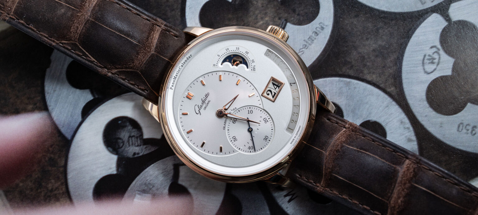 hands on glashutte original panomaticcalendar watch 688b152b9c0c5