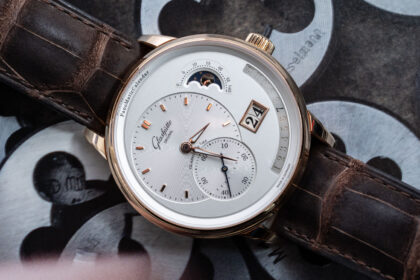 hands on glashutte original panomaticcalendar watch 688b152b9c0c5