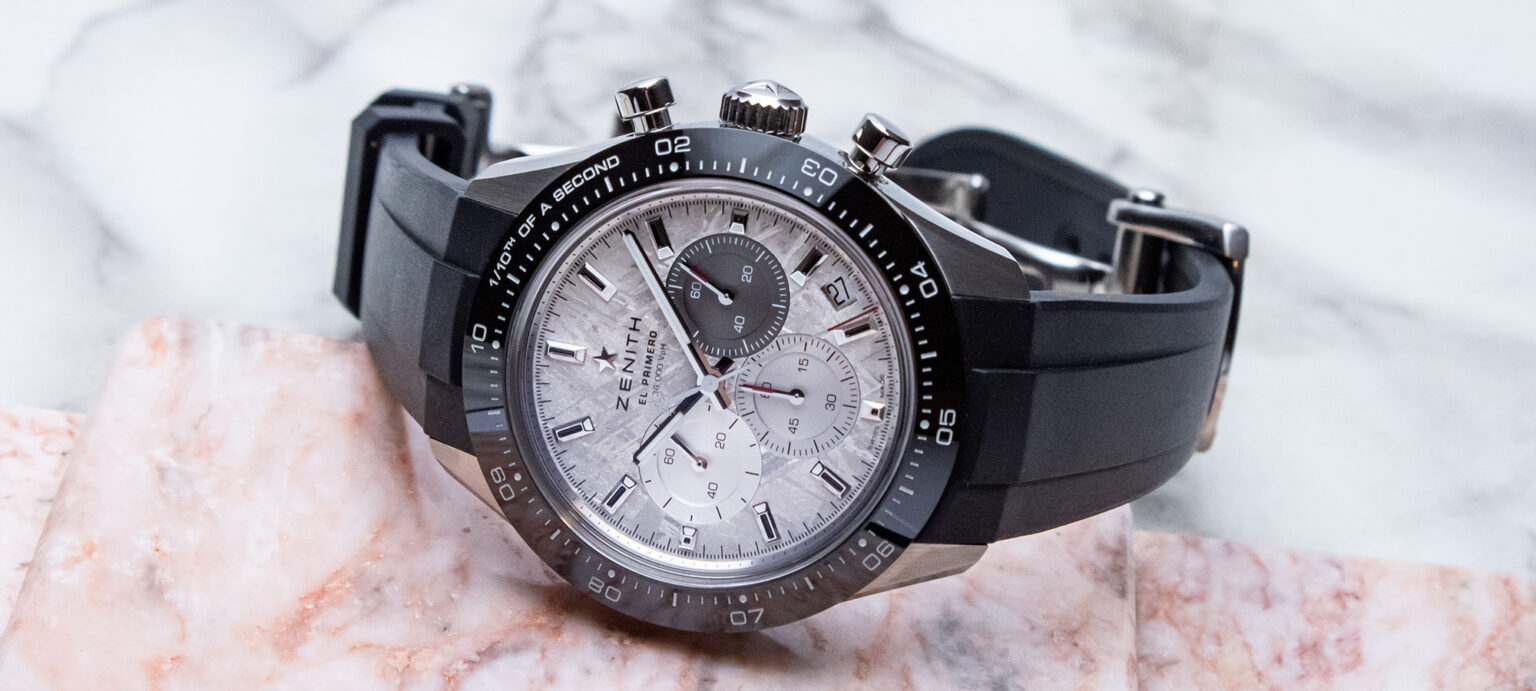 hands on debut zenith chronomaster sport meteorite watch 68aeae677c8ef