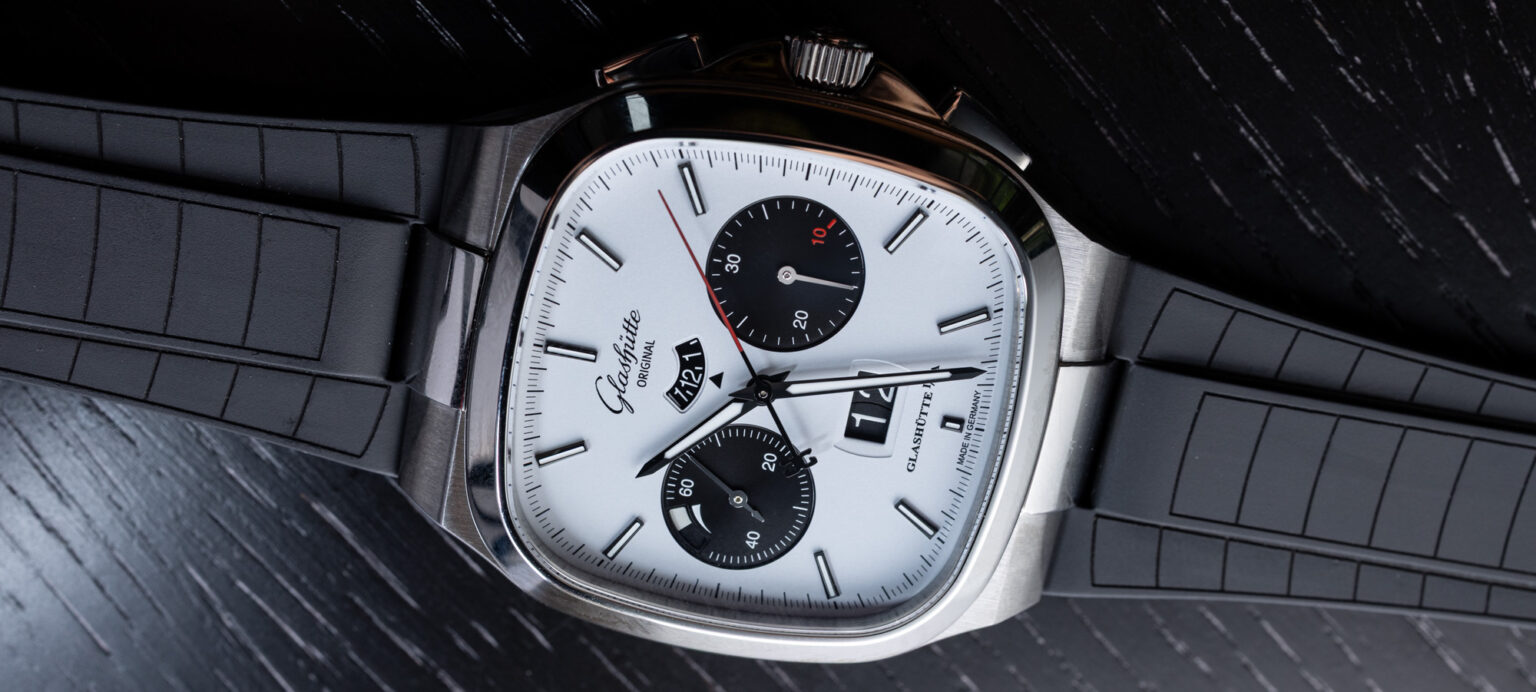 hands on glashutte original seventies x chronograph panda dial watch 6895a1ff03490