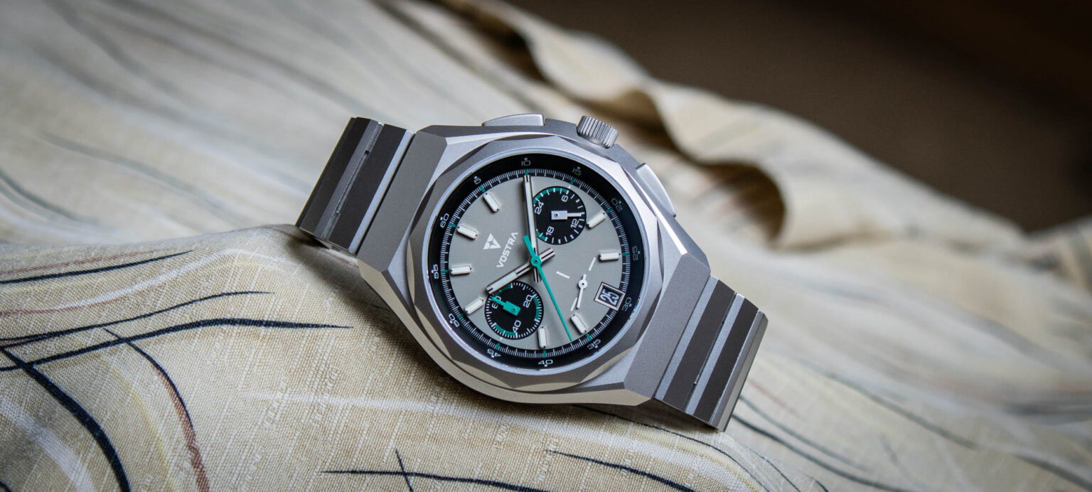 hands on vostra vector chronograph watch 689c38d79a1f1