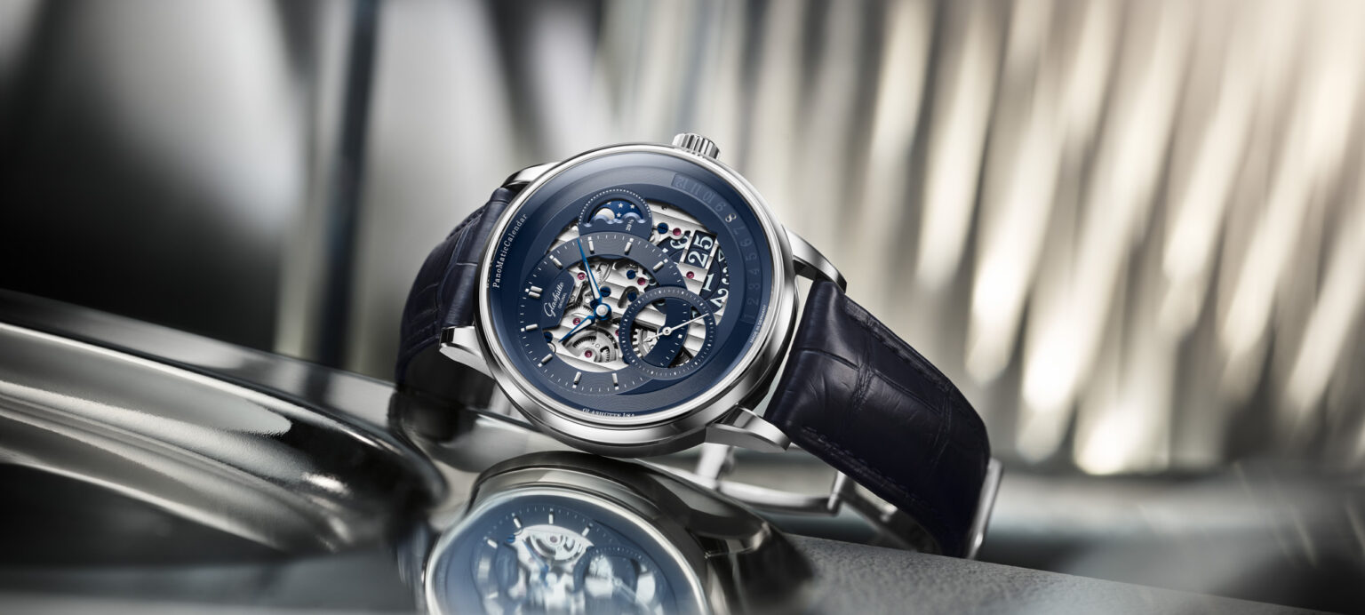 new release glashutte original panomaticcalendar blue of dawn watch 68b439e45d8cc