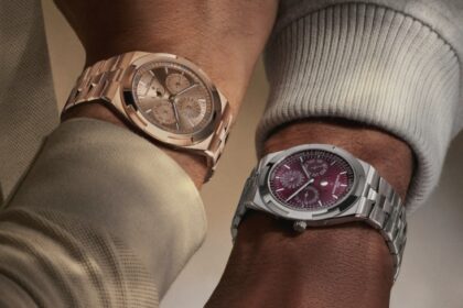 new release vacheron constantin overseas perpetual calendar ultra thin watches with pink gold and burgundy dials 68aef486805b1