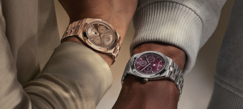 new release vacheron constantin overseas perpetual calendar ultra thin watches with pink gold and burgundy dials 68aef486805b1