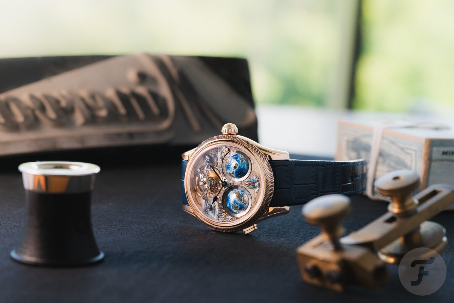 experiencing the ultra limited and complicated montblanc 1858 cylindrical tourbillon geosphere around the world in 80 days limited edition chapter three in villeret 68c40c28d984c