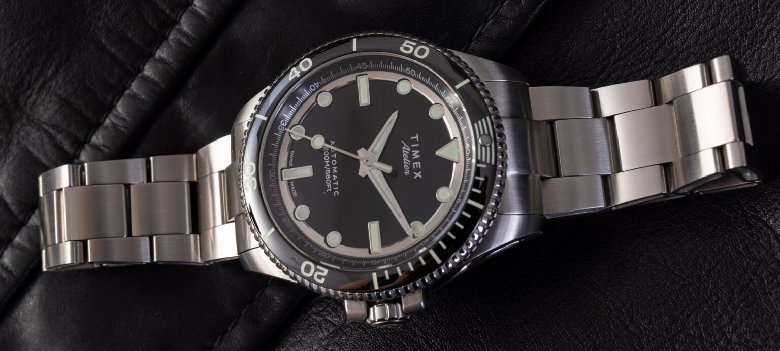 hands on debut swiss made timex atelier marine m1a watch 68d4e9755e200