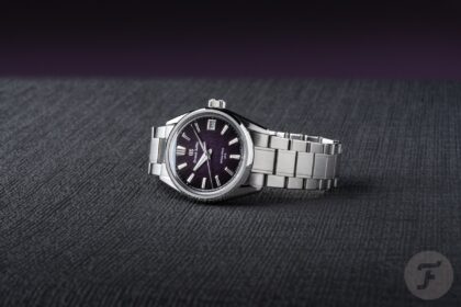 hands on the new grand seiko slgb005 with a mesmerizingly beautiful purple dial 68d4cd35de4b1