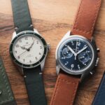 trying on new colorways of two hamilton khaki aviation pilot pioneer models 68b56f0421943