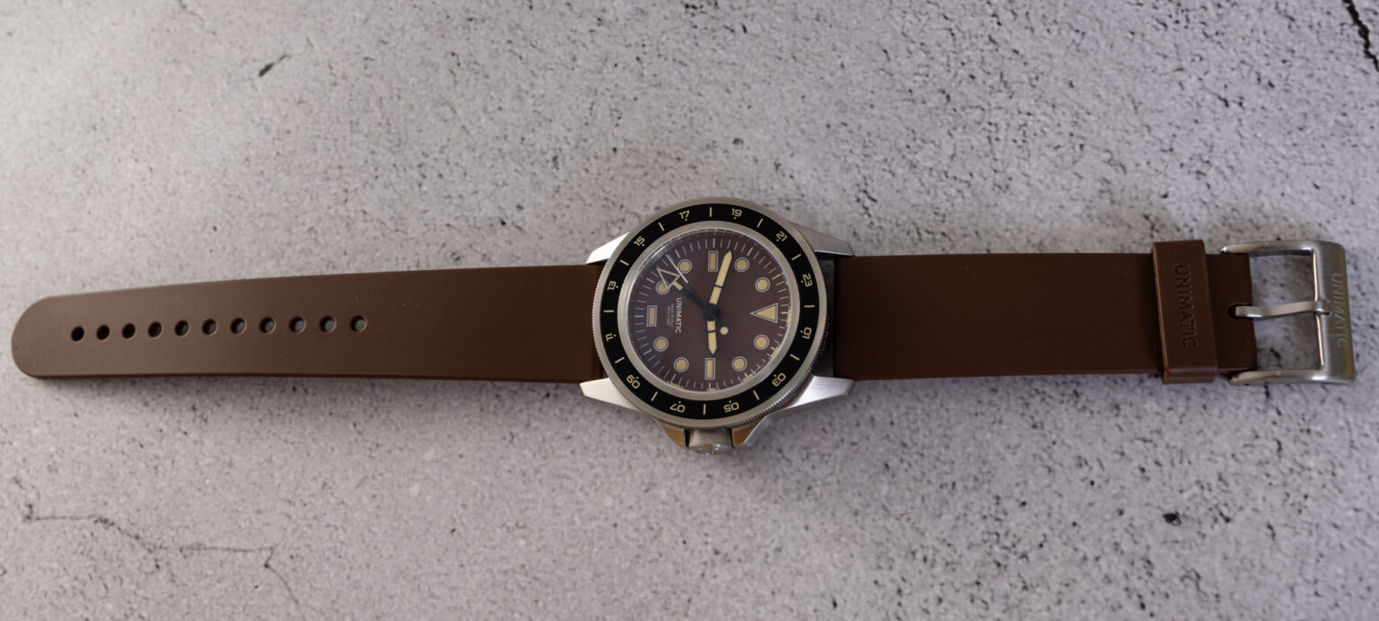 watch review unimatic diving heritage gmt tropical brown 68c66c865ba83