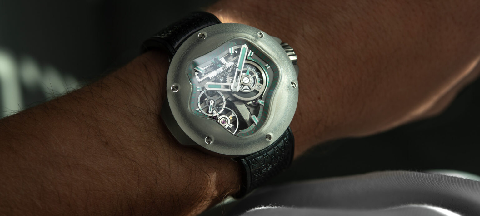 hands on debut hublot mp 17 meca 10 arsham splash titanium sapphire watch 68e7b9c27feef