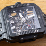 hands on hublot square bang tourbillon 4 day power reserve 3d carbon watch 68df755ce6ca2