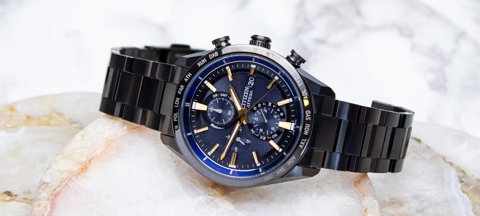 hands on limited edition citizen attesa jaxa htv x h800 watch delivers space themed spectacle 6904a5a02832d