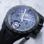 hands on limited edition tag heuer carrera chronograph tourbillon extreme sport th carbonspring watch puts material expertise front and center 6900b11f5809e