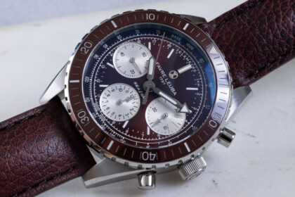 favre leuba sea sky revival review a satisfying retro hybrid sports watch in brown 690ef95df0399