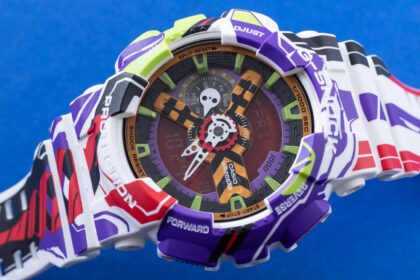 hands on casio g shock ga 110eva30 7a watch celebrates 30th anniversary of evangelion anime series 692805e29e493