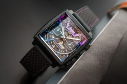 hands on debut the new tag heuer monaco chronograph watch is inspired by formula 1 night circuits 691f2dde9da7c