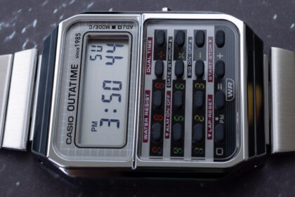 hands on outatime casio calculator ca 500w watch celebrates back to the future movie 40th anniversary 691590e55153e