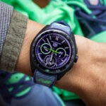 hands on the tag heuer connected calibre e5 new balance edition is a luxury smartwatch for runners 6919856bcd448