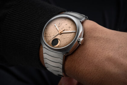new release the h moser cie streamliner perpetual moon concept meteorite watch doubles down on space themed details 6921b4b240d60