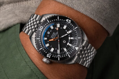 new release the jack mason strat o timer titanium diver gmt watch levels up a fan favorite 690dee4051c45