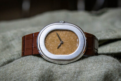 hands on the serica parade linen ref 1174 3 is an elegant yet rugged dress watch 693a7aee326b8