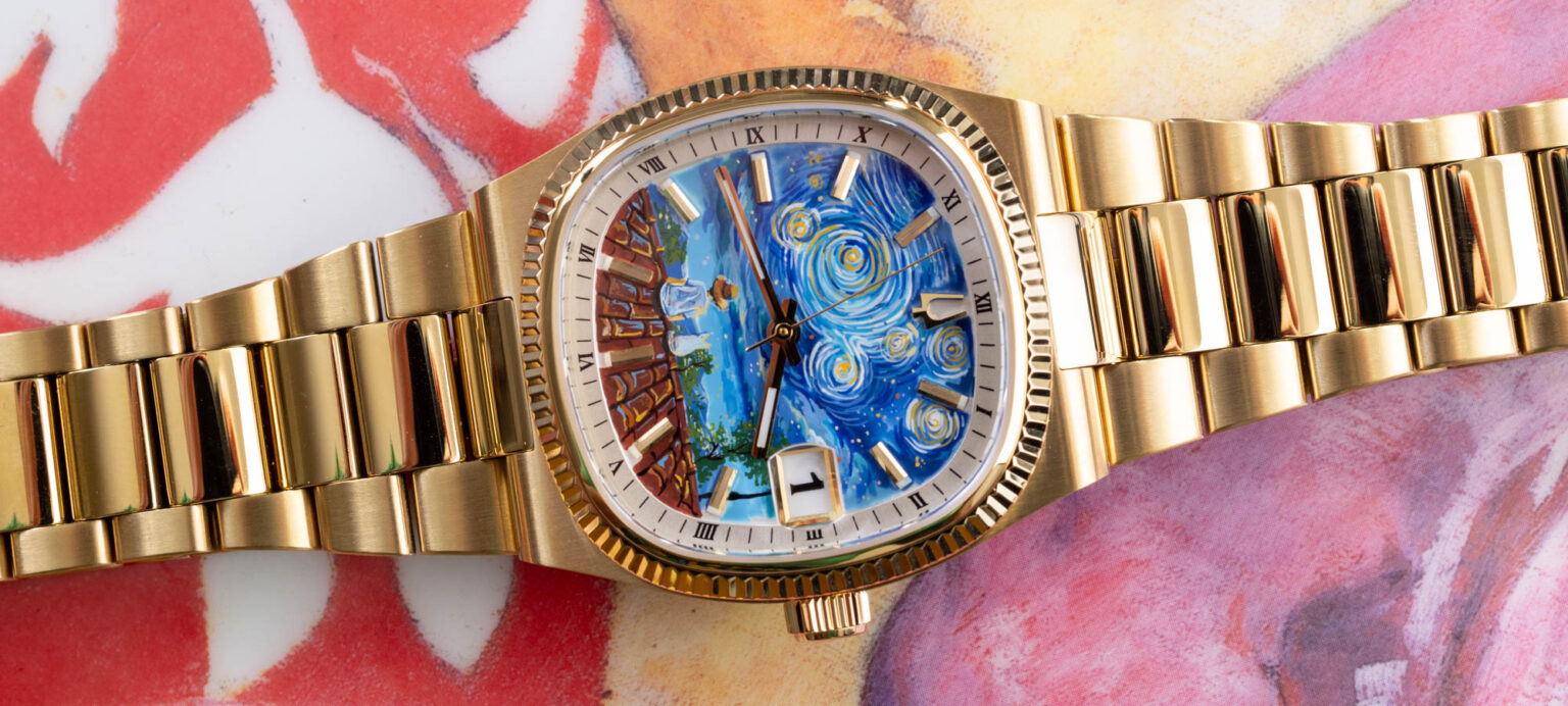 ifl watches bulova super seville starry night elegant hand painted homage to van gogh 692d923b5572f