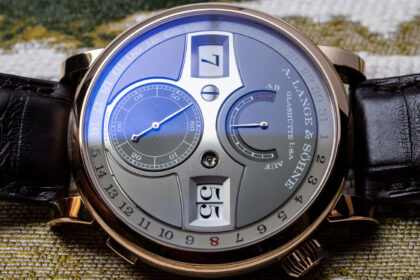 a lange sohne zeitwerk date 18k pink gold watch hands on how digital remains beautiful 6979c2fd0c53c