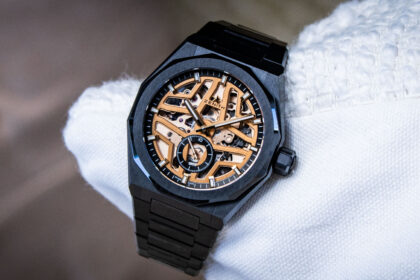 hands on debut the zenith defy skyline skeleton in black ceramic and rose gold 69747d1c9e9ff
