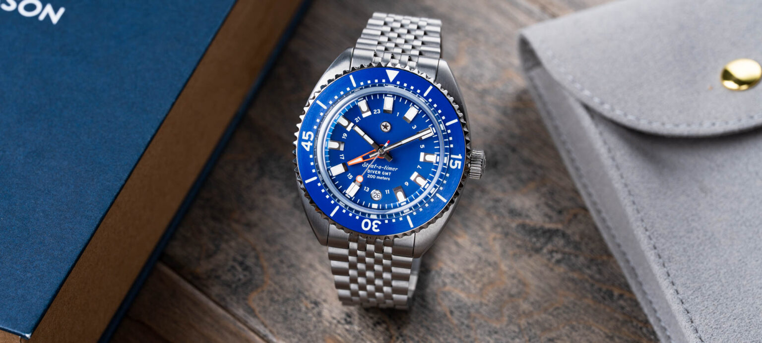 jack mason strat o timer titanium diver gmt watch review lighter and brighter with more things 6978715c2440c