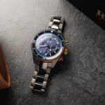 going tri tone with the blue dial rado captain cook high tech ceramic chronograph 6a21233287714
