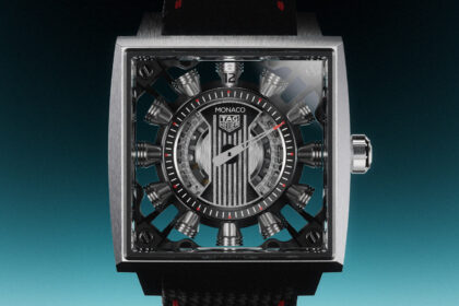 new release the tag heuer monaco speed 12 is an engine inspired jumping hour watch 6a241a9ead628