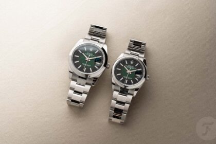 the rolex datejust with green ombre lacquer dials proves once more why the 36mm form reigns supreme 6a1fb591c3b6e